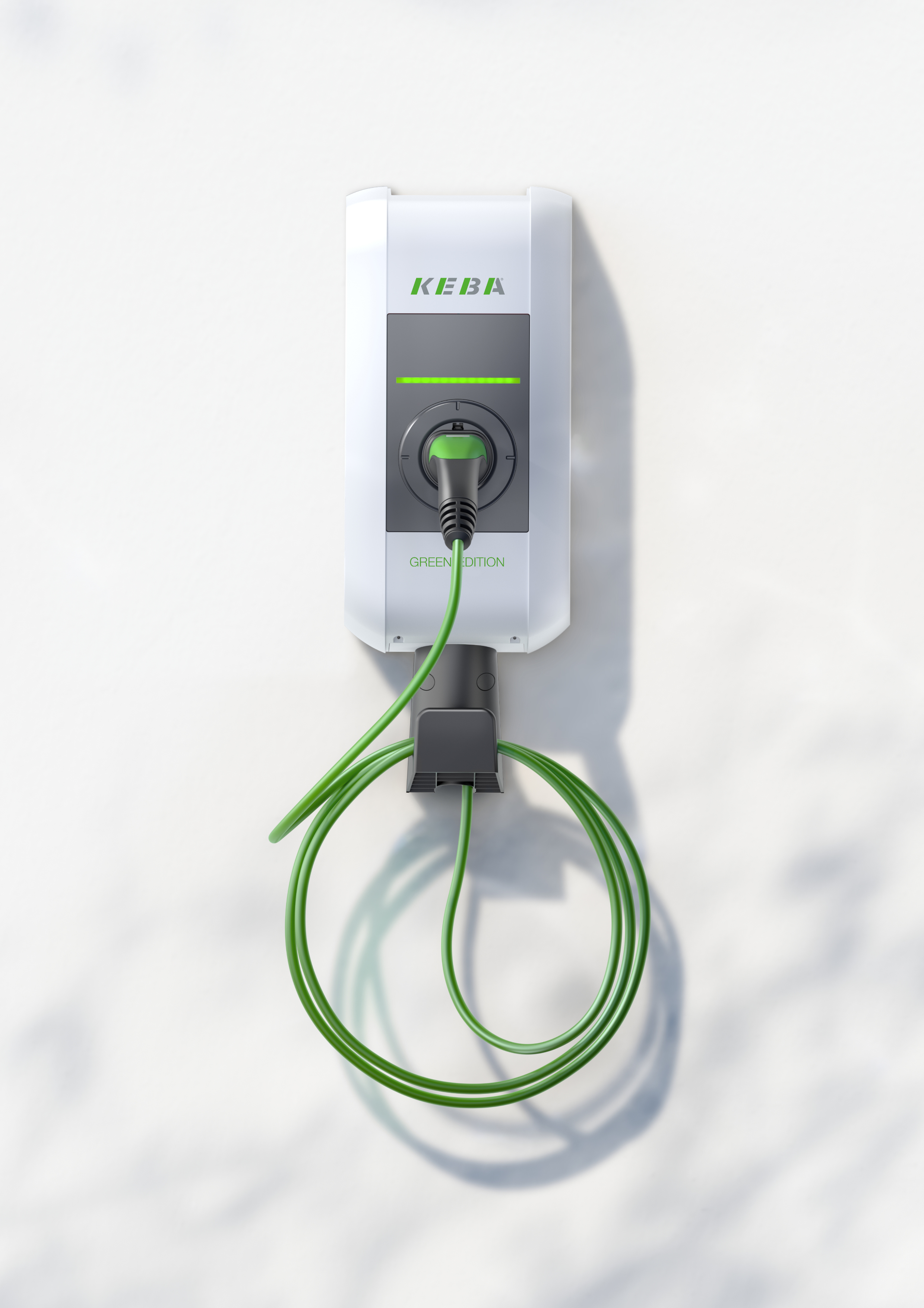 KEBA P30 Dienstwagenwallbox inkl. Installation (11 kW, 6m Typ 2 Ladekabel, RFID, MID, LAN, WLAN)